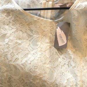 Cute, black/ white lace dressy dress